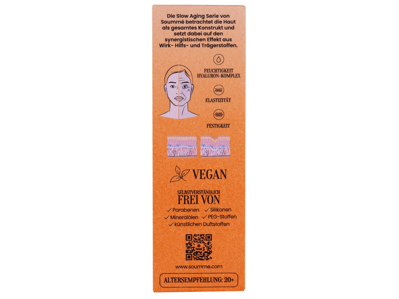 Anti Aging Vitamin C Serum - 50ml mit 11% Vitamin C, Grünalge, Ferulasäure, Pentavitin, Hyaluron-Komplex und Gurkenwasser - Soummé GmbH