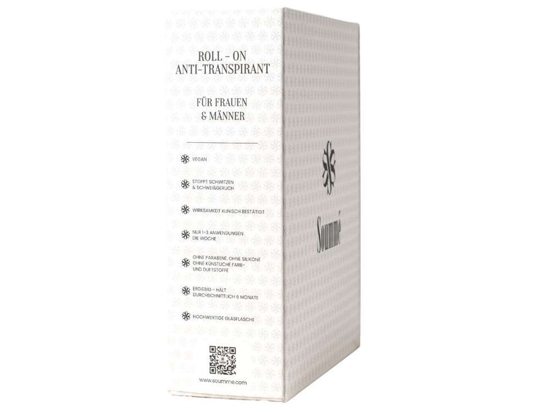 Geschenkbox Weiß - Antitranspirant 50ml und Aloe Vera Gel 100ml - Soummé GmbH
