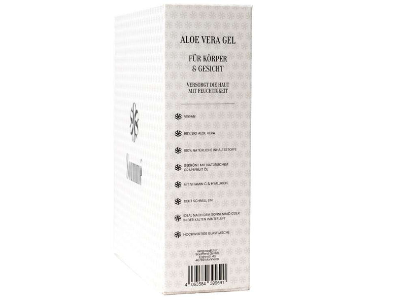 Geschenkbox Weiß - Antitranspirant 50ml und Aloe Vera Gel 100ml - Soummé GmbH