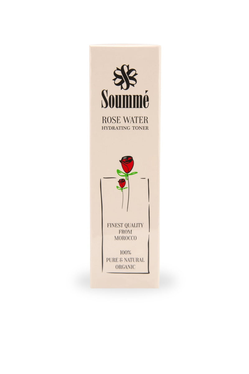 Soummé Rosenwasser - 100% natürlich - ganze 280 ml - vegan und bio zertifiziert - Soummé GmbH